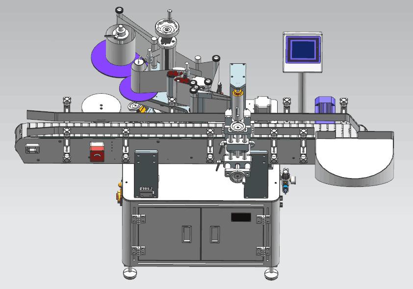 全自動(dòng)立式圓瓶貼標(biāo)機(jī)-19